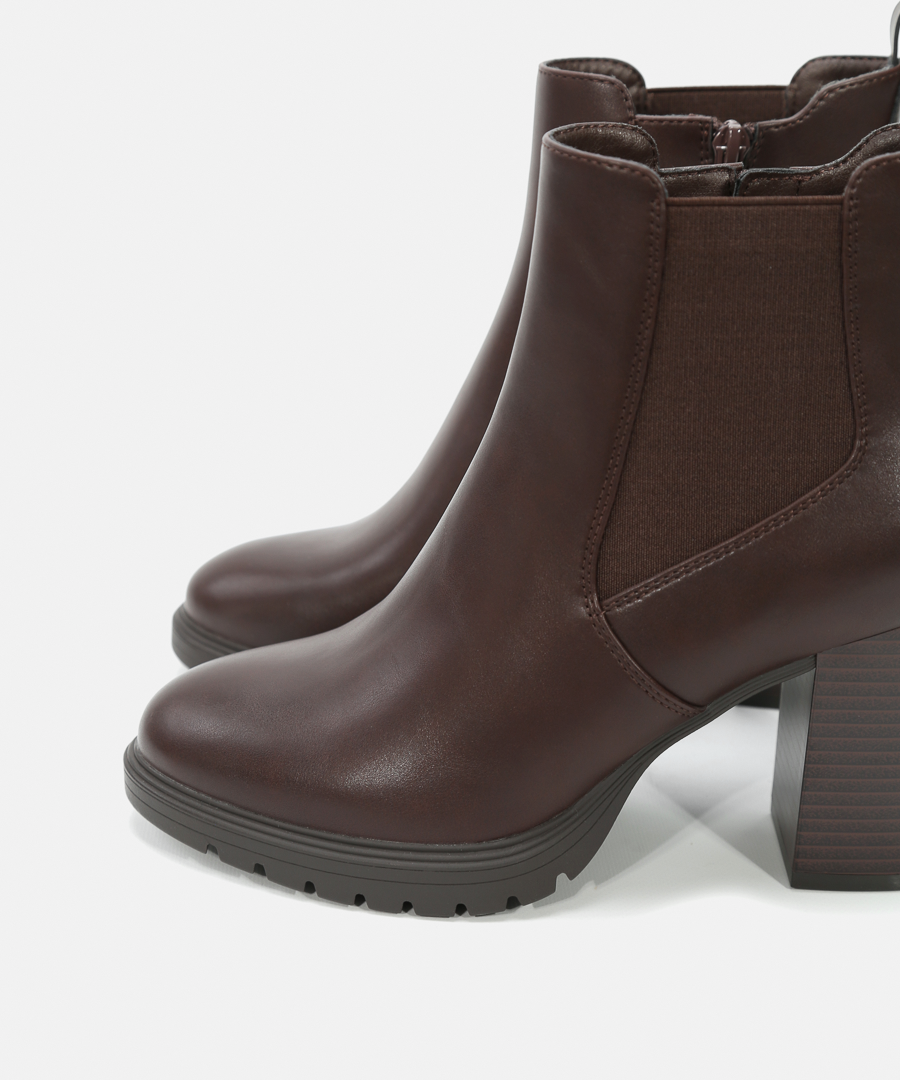 Botines tacón chelsea image number null